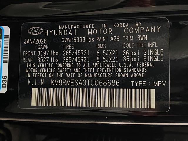 2026 Hyundai Palisade Calligraphy