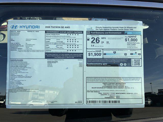 2026 Hyundai Tucson SE