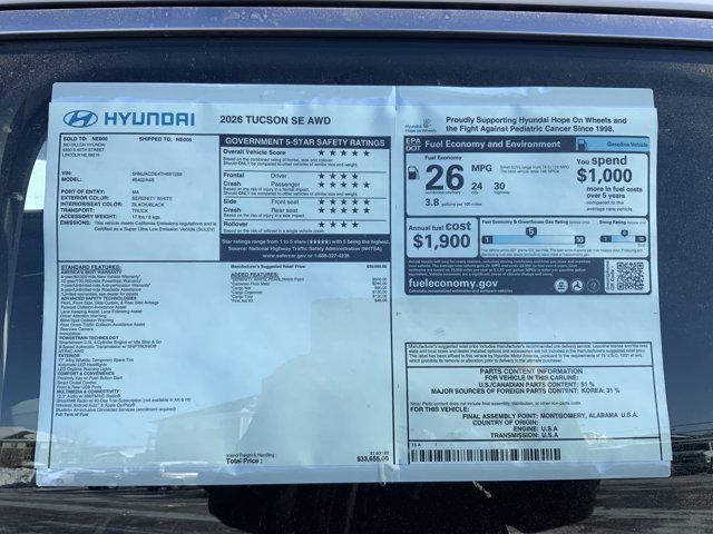 2026 Hyundai Tucson SE