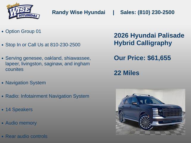 2026 Hyundai Palisade Calligraphy