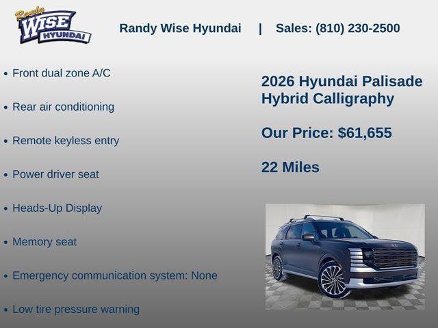 2026 Hyundai Palisade Calligraphy