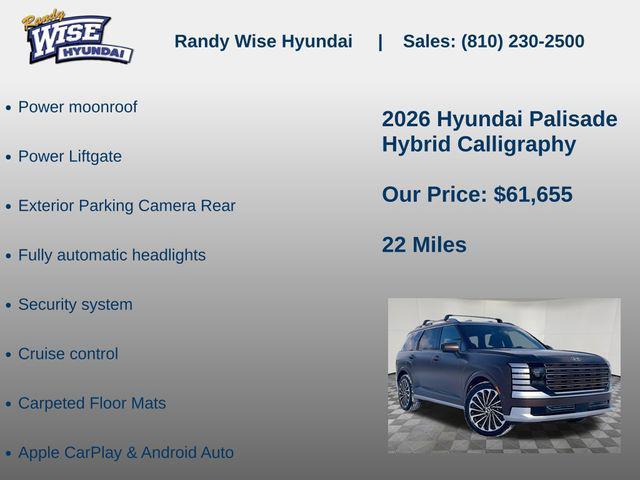 2026 Hyundai Palisade Calligraphy