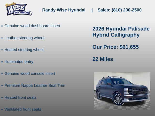 2026 Hyundai Palisade Calligraphy