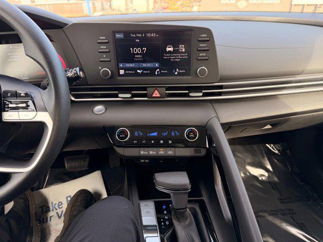 2025 Hyundai Elantra Hybrid Blue