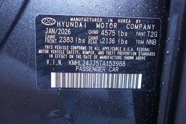 2026 Hyundai Sonata Hybrid Blue
