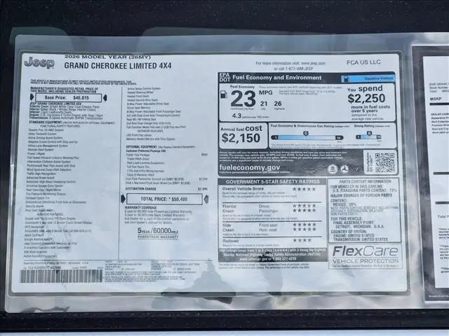 2026 Jeep Grand Cherokee Limited