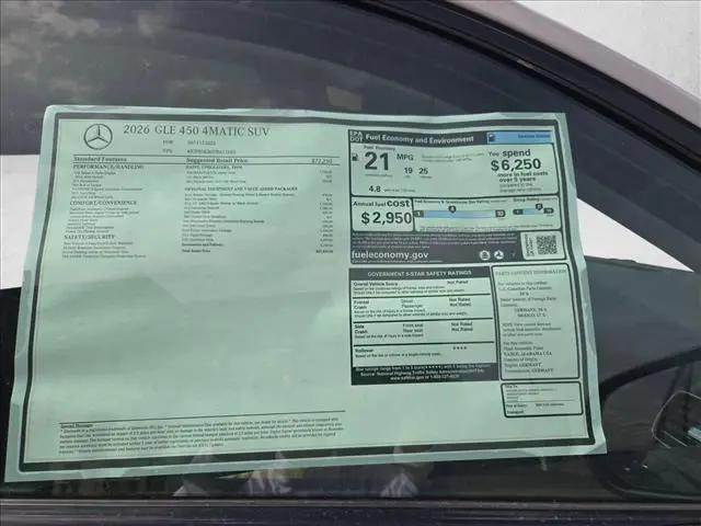 2026 Mercedes-Benz GLE GLE 450 4MATIC