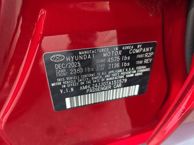2026 Hyundai Sonata Hybrid Blue