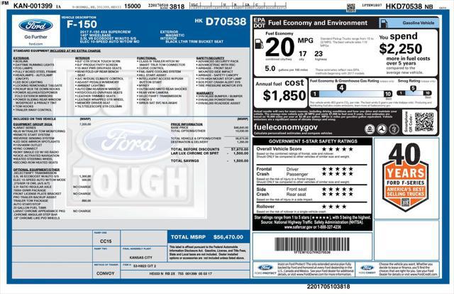2017 Ford F-150 LARIAT