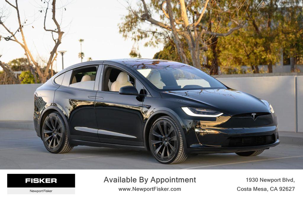 Used 2022 Tesla Model X Long Range with VIN 7SAXCAE50NF358369 for sale in Costa Mesa, CA