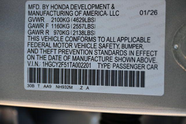 2026 Honda Accord Sedan Sport