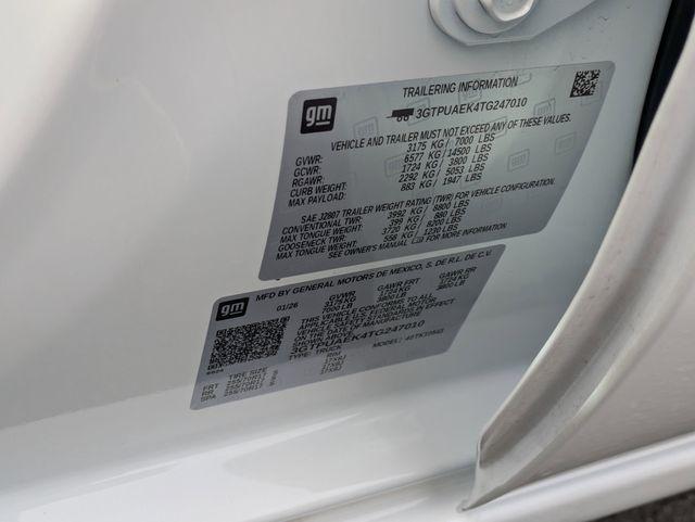 2026 GMC Sierra 1500 Crew Cab, Short Bed, Pro, 4WD