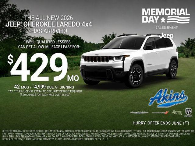 2026 Jeep Cherokee CHEROKEE LAREDO 4X4