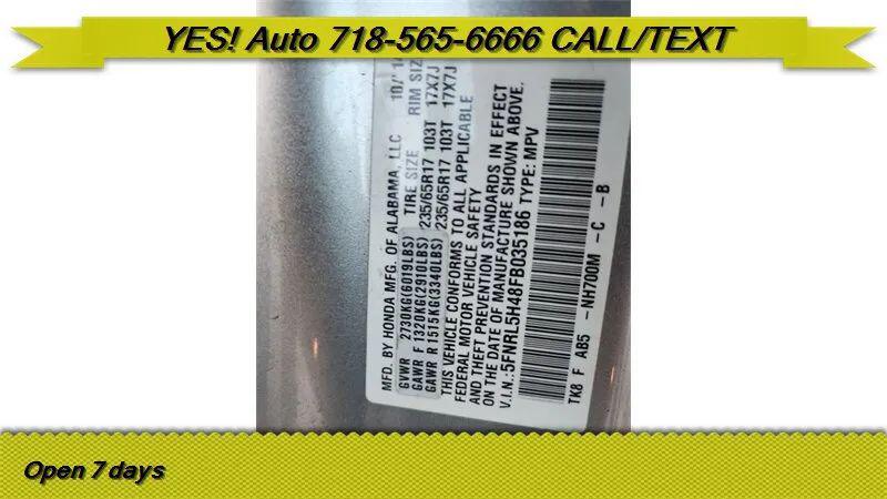2015 Honda Odyssey EX