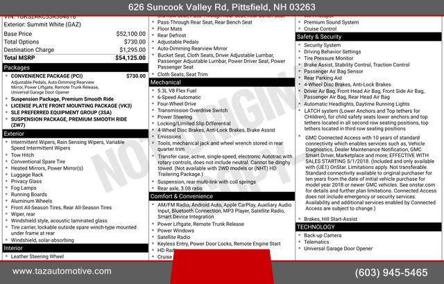 2018 GMC Yukon SLE