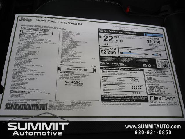2026 Jeep Grand Cherokee L Limited Reserve 4x4