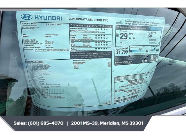 2026 Hyundai Sonata SEL Sport