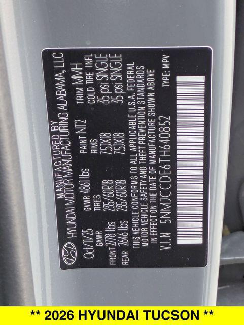 2026 Hyundai Tucson SEL Premium