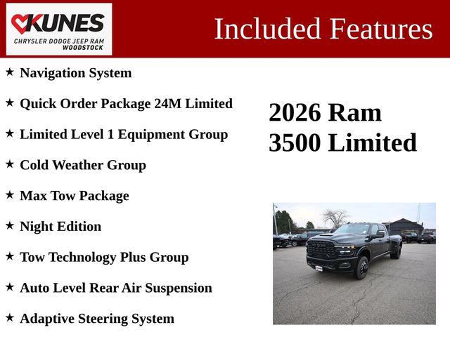 2026 RAM Ram 3500 RAM 3500 LIMITED CREW CAB 4X4 8 BOX