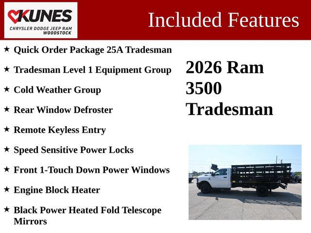 2026 RAM 3500 Chassis RAM 3500 TRADESMAN CHASSIS REGULAR CAB 4X4 84 CA 2026 RAM 3500 Chassis RAM 3500 TRADESMAN CHASSIS REGULAR CAB 4X4 84 CA