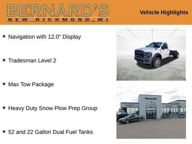 2026 RAM Ram 5500 Chassis Cab RAM 5500 TRADESMAN CHASSIS REGULAR CAB 4X4 84 CA