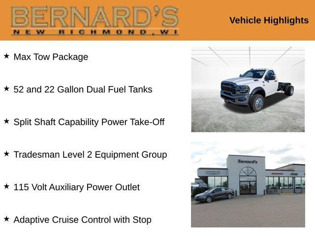 2026 RAM Ram 5500 Chassis Cab RAM 5500 TRADESMAN CHASSIS REGULAR CAB 4X4 84 CA