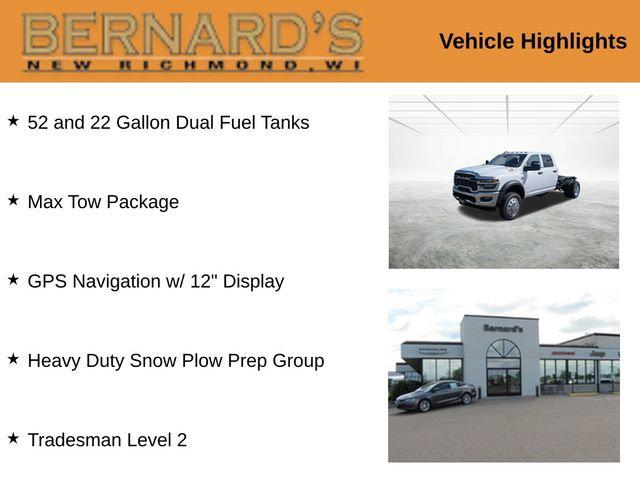 2026 RAM 5500 Chassis RAM 5500 TRADESMAN CHASSIS CREW CAB 4X4 60 CA