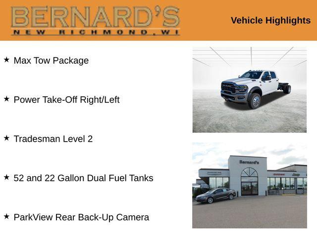 2026 RAM Ram 5500 Chassis Cab RAM 5500 TRADESMAN CHASSIS CREW CAB 4X4 84 CA