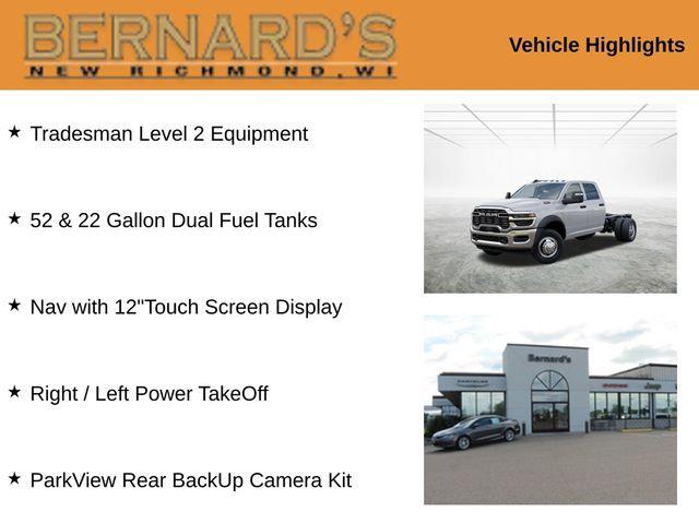 2026 RAM Ram 3500 Chassis Cab RAM 3500 TRADESMAN CREW CAB CHASSIS 4X4 60 CA
