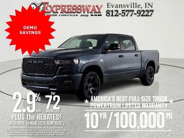 2026 Ram 1500 Big Horn Crew Cab 4x4 5'7" Box for sale in Evansville, IN