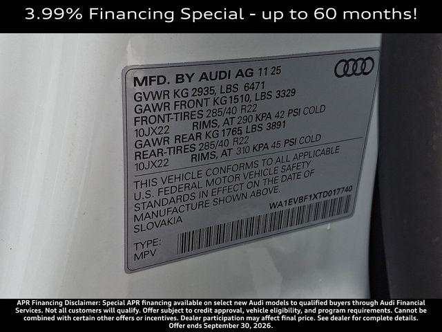 2026 Audi Q8 Premium Plus 55 TFSI quattro Tiptronic