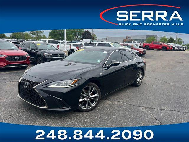 Black (Caviar) 2019 Lexus ES 350 F Sport FWD Sedan Front-Wheel Drive Automatic