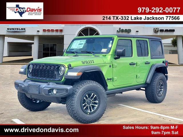 2026 Jeep Wrangler WRANGLER 4-DOOR WILLYS 2026 Jeep Wrangler WRANGLER 4-DOOR WILLYS