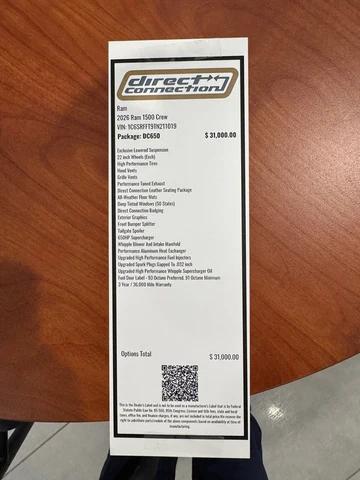 2026 Ram 1500 Big Horn Crew Cab 4x4 5'7" Box
