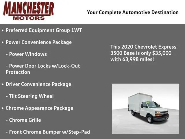 2020 Chevrolet Express Cutaway Work Van
