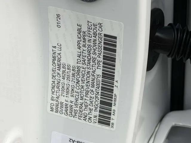 2026 Honda Accord Sedan Sport