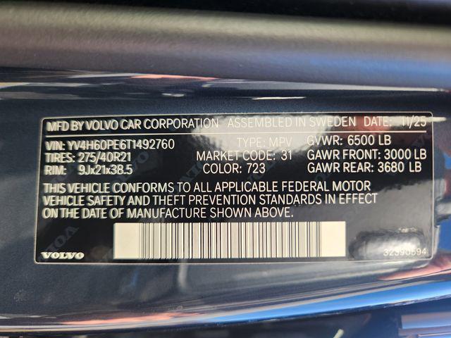 2026 Volvo XC90 Plug-In Hybrid Plus, T8 AWD, Electric/Gasoline, Bright, 7 Seats