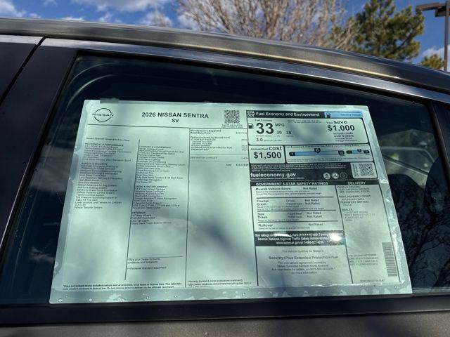 2026 Nissan Sentra SV