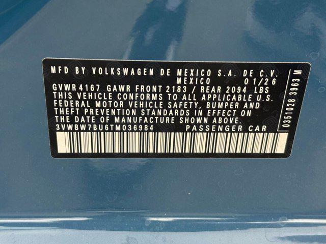 2026 Volkswagen Jetta Sport