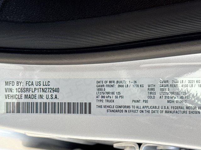 2026 Ram 1500 Rebel Crew Cab 4x4 5'7" Box
