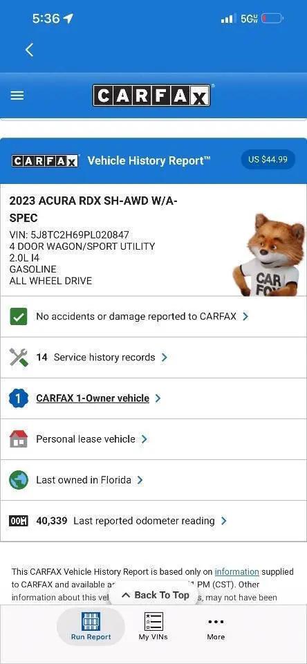 2023 Acura RDX A-SPEC Package