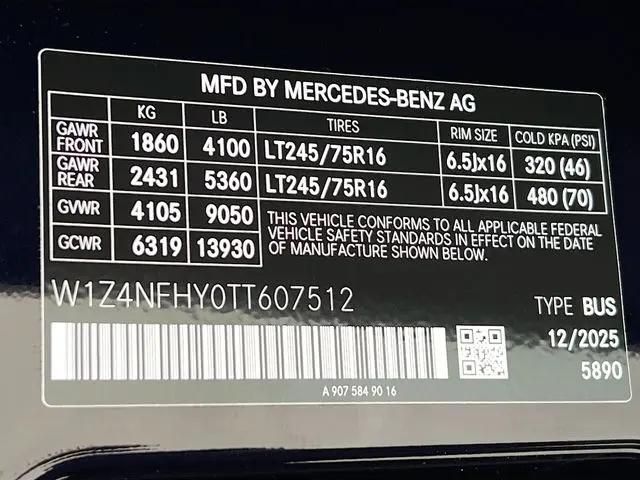2026 Mercedes-Benz Sprinter 2500 Standard Roof 4-Cyl Diesel HO