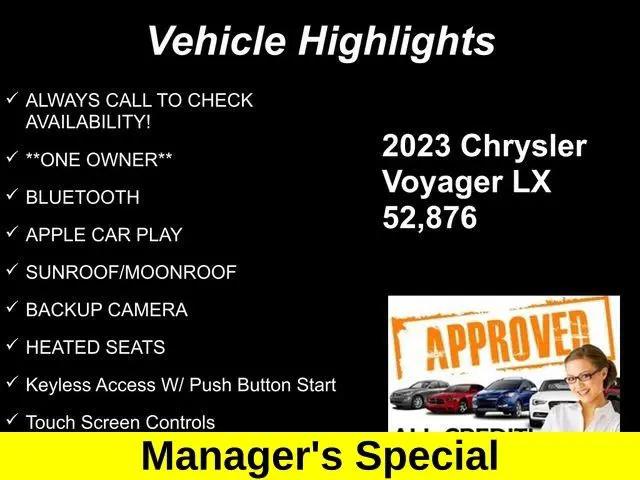2023 Chrysler Voyager LX