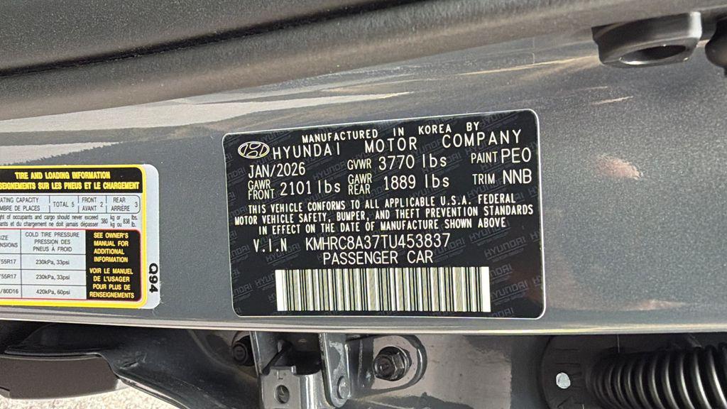 New 2026 Black HYUNDAI SEL w/Two-Tone Roof image 34