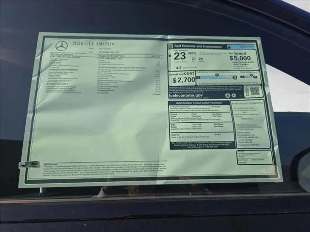 2026 Mercedes-Benz GLE GLE 350 GLE 350