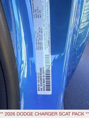2026 Dodge Charger Scat Pack 2-Door AWD