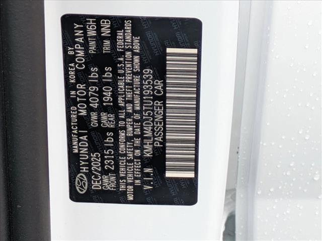 2026 Hyundai Elantra Hybrid SEL Sport