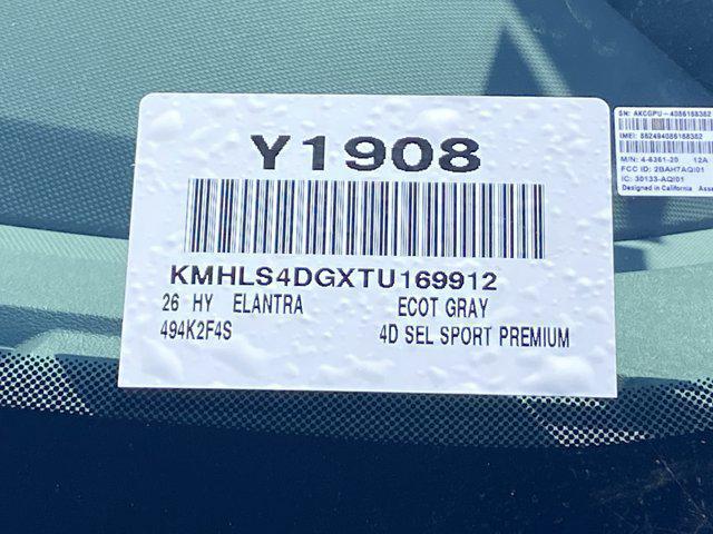 2026 Hyundai Elantra SEL Sport Premium