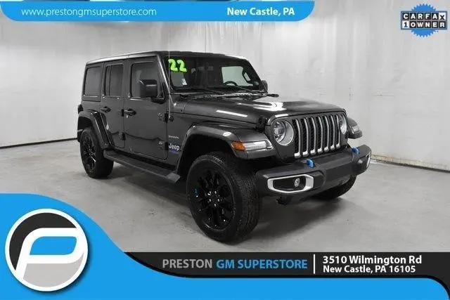 2022 Jeep Wrangler 4xe Unlimited Sahara 4x4 for sale in New Castle, PA