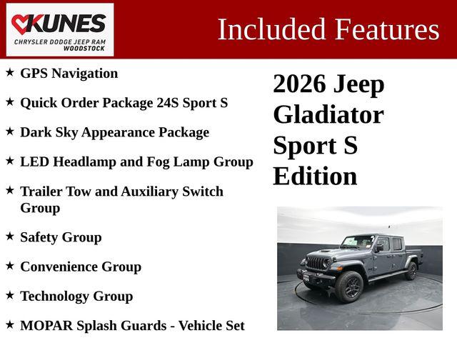2026 Jeep Gladiator GLADIATOR SPORT S 4X4